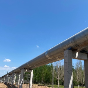 Overhead mạ kẽm gi cách nhiệt <span class=keywords><strong>Polyurethane</strong></span> bọt Pre cách điện ống nước nóng cho sưởi ấm trung tâm và làm mát - Product Image 6