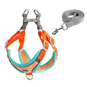 Correa reflectante ajustable de gamuza para pasear perros, fabricada en cuero y gamuza, diseñada para evitar que se escape. Marca Z, en stock. - Product Image 2