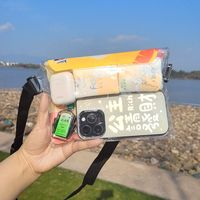 Penjualan Terbaik olahraga berlari bawah air tas tahan air menyelam PVC kantung ponsel casing luar ruangan pinggang tas kering untuk berenang