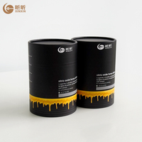 Tube en papier écologique pour suppléments, emballage cylindrique sur mesure pour différentes spécifications de poudres de suppléments