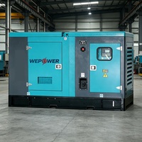 Générateur diesel silencieux 20kVA 30kVA 50kVA 80kVA 100kVA 120kVA 150kVA 200kVA 250kVA triphasé avec démarrage automatique
