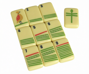 Juego de Mahjong Americano Gris de Lujo Personalizado, 160 Fichas, Acrílico de 4 Capas, Grabado UV, Ecológico, Duradero, OMM, Juego de Viaje y Entretenimiento - Product Image 1
