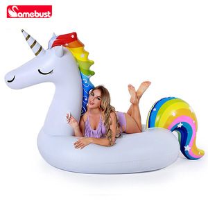 Bouée gonflable Samebust Star Unicorn pour adultes et enfants, jouet pour fête de piscine - Product Image 4