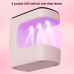 Mini lampe de soin des ongles, lampe de séchage portable pour soin des ongles, lampe de polymérisation rapide rechargeable - Product Image 3