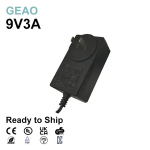 9V 3A masaj aleti fizyoterapi makinesi su pompası elektronik org nem 3v 5v 12v 24v 1a 2a 3a 5a güç adaptörü