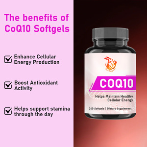 ซอฟต์เจลเสริมอาหารโคเอนไซม์ คิวเท็น (CoQ10) แบบกำหนดเองได้ ปริมาณสั่งซื้อขั้นต่ำน้อย ช่วยเสริมสร้างความแข็งแกร่งตลอดวัน - Product Image 3