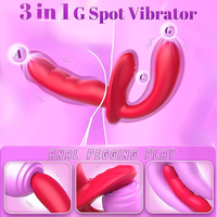 Vibromasseur anal double extrémité portable, stimulateur du point G, télécommande, vibromasseur vibrant pour doigt, plug anal, jouets pour adultes pour femmes et couples