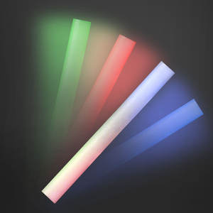 マルチカラーLEDフォームライトスティックグローバトンチアリーディング卒業クリスマスディワリバックスクール製耐久性のあるゴム - Product Image 2