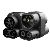 Adaptateur EV EONDRIVE CCS1 vers CCS2 Chargeur Rapide IP54 250A AC/DC 1000V DC/250V AC pour Voitures Européennes Neuf Connecteurs