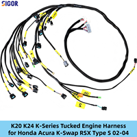 Faisceau de câblage moteur K20/K24 Série K Plug and Play avec gaine en nylon pour Civic EG/EK/Integra DC2/CRX