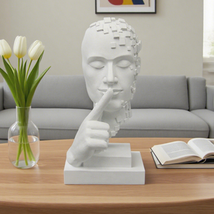 Venta al por mayor Home Livimg Room Table Oficina Decoración Interior Sleepy Head Speak No Evil Silence Is Golden Estatua - Product Image 2