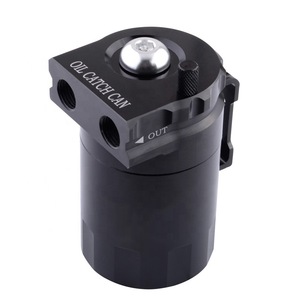 Jiax Oil Catch Can 300ml Aluminum With Air Filter And <b>Drain</b> Valve For Cars - Product Image 3