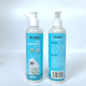 Logo personnalisé chien <span class=keywords><strong>chat</strong></span> toilettage shampooing et après-shampooing marque privée produit en plastique écologique de luxe - Product Image 1