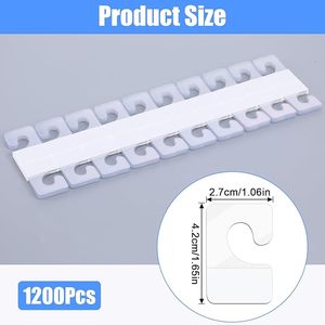 Hook Hang Tabs Self Adhesive Hanging Tabs Round Hole Heavy Duty Sticky Adhesive <b>Plastic</b> Hang Tags for Merchandise Retail - Product Image 4