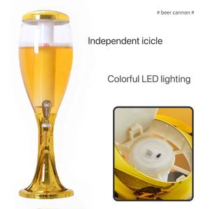 Suministro Restaurante Bar Pequeña máquina de <span class=keywords><strong>vino</strong></span> y bebidas Logotipo personalizado Dispensador de jugo de plástico Dispensador de cerveza de 3 litros con grifo - Product Image 2