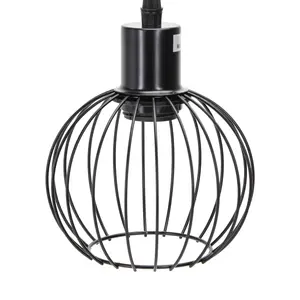 Lampada a sospensione in ferro E27*3, senza sorgente luminosa, ideale per decorare gli spazi e fornire illuminazione ambientale. - Product Image 3