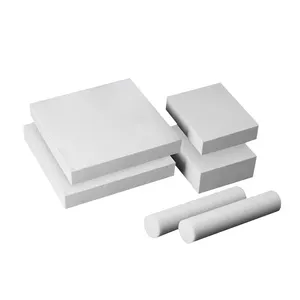 Placa blanca de PTFE, 5mm, soporte deslizante, junta de brida