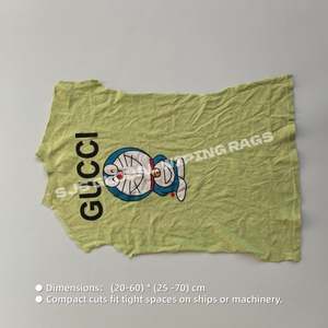 Trapos de Algodón de Alta Calidad para Uso en Talleres, Colores Variados, Uso Industrial, 10 kg de Trapos para Limpieza - Product Image 3