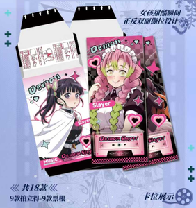 Cartes d'exposition Demon Slayer Pillar à motif nuage doré - Revêtement acrylique haute transparence, objets <span class=keywords><strong>de</strong></span> collection anime premium - Product Image 4