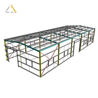 Estructura de almacén pequeño de dos pisos, Marcos deportivos prefabricados, taller grande de construcción de acero, a la venta