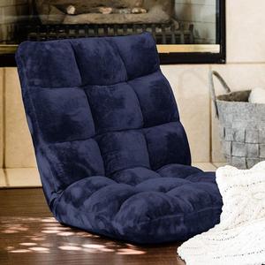 Chaise de sol pliable réglable à 5 positions, coussin de canapé, siège de sol avec dossier pour enfants <span class=keywords><strong>et</strong></span> adultes, idéal pour les jeux <span class=keywords><strong>et</strong></span> la lecture - Product Image 6