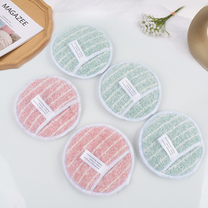 Puff nettoyant <span class=keywords><strong>pour</strong></span> le soin de la peau lavable personnalisé, microfibre réutilisable, serviette <span class=keywords><strong>pour</strong></span> le visage, <span class=keywords><strong>lingettes</strong></span> <span class=keywords><strong>démaquillantes</strong></span>, <span class=keywords><strong>tissu</strong></span> démaquillant avec logo de marque - Product Image 1