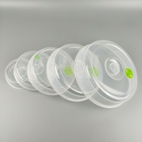 Ensemble d'accessoires de cuisine de 5 pièces en plastique, couvercles pour micro-ondes, couvercles pour aliments, couvercles pour micro-ondes