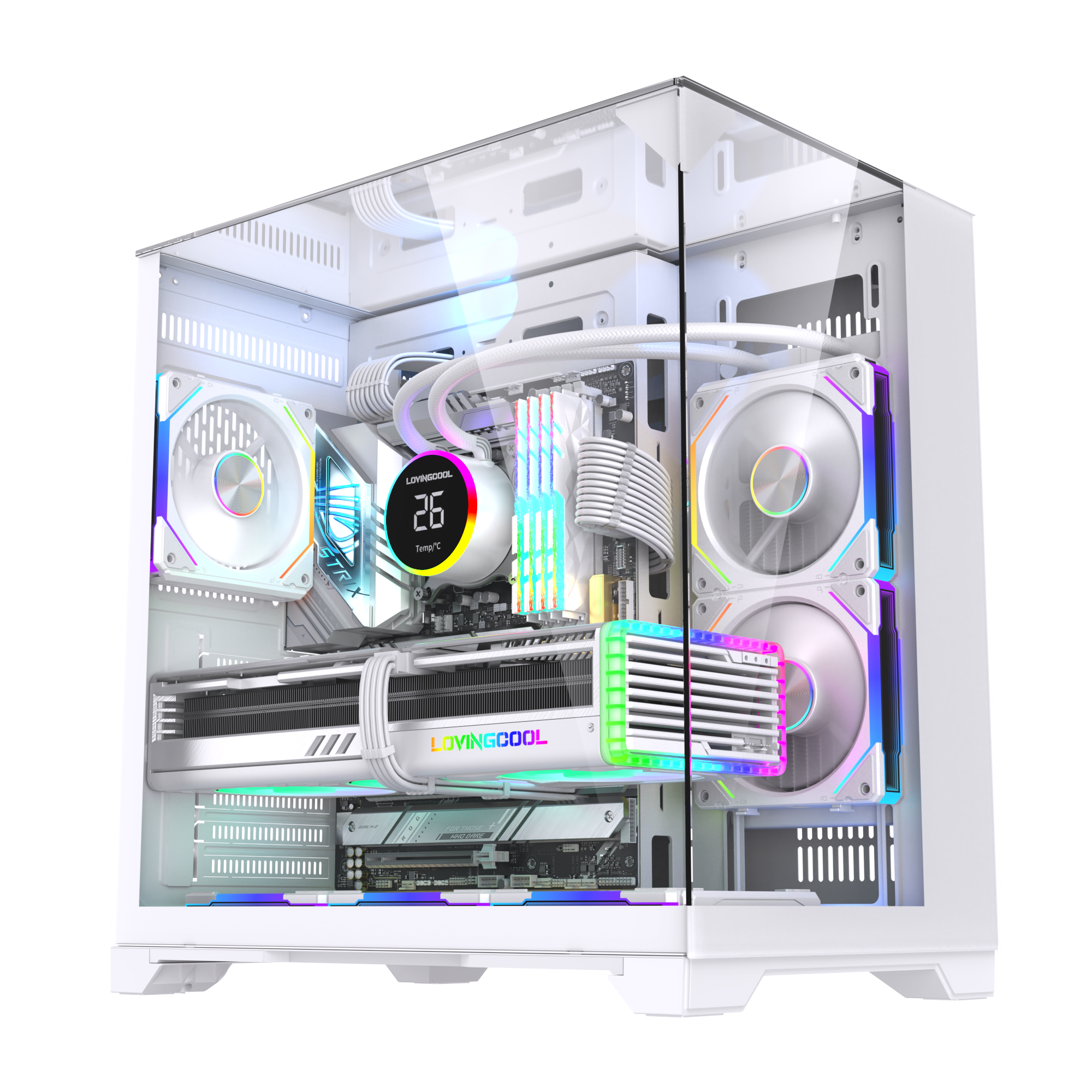LC-TJ S3 PC Case - White