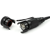 Connecteur optique blindé YG pour environnements extérieurs difficiles, 35 mm, 8 cœurs, IP67, fabriqué par une usine chinoise