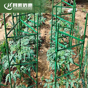 Garden Trellis PVC Coated <strong>Plant</strong> Support Stakes Waterproof Rust Resistant Climbing Poles for Beans <strong>Loofah</strong> Flowers - Product Image 1