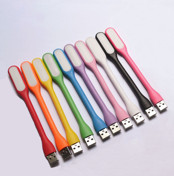 USB LED Light Emergency Lamp Flexible Bendable Reading Book Light Portable Mini Night Light for Power Bank Computer PC Laptop