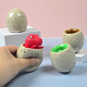 Dinosaur <b>Egg</b> Cup Squishy Sensory <b>Toy</b> Press Rebound Stress Relief Anxiety Relief Squeeze Fidget for Boys Girls Office Desk Gag - Product Image 2