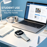 Memoria USB 2.0 de Lujo con Forma de Llave UM68, Nueva Memoria USB Metálica con Logotipo de Marca Personalizado con Láser LED, Retención de Datos de 10 Años, CE OHs