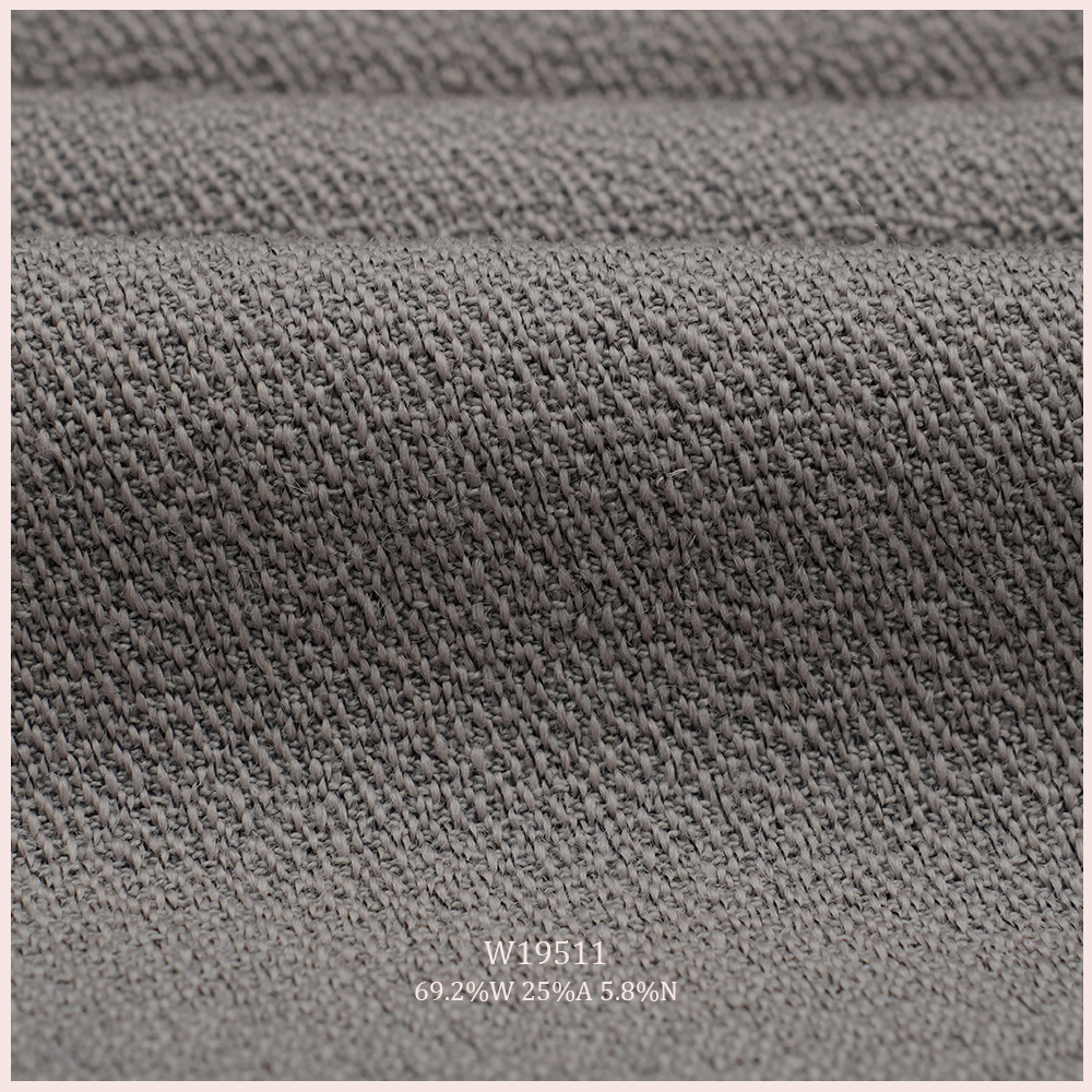 Hot Sale Wool Acrylic Nylon Blend Upholstery Fabric for Sofa Curtain Pillow Bag-Organic Eco-friendly & Breathable Plain Style