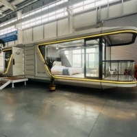Full King Space capsule mobile chez l'habitant Creative Hotel Park camping star sun room network red room famous room