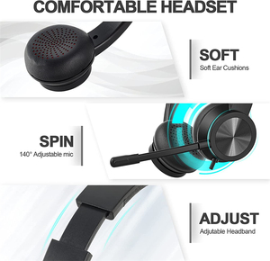 Linx nouveau <span class=keywords><strong>casque</strong></span> <span class=keywords><strong>de</strong></span> bureau <span class=keywords><strong>filaire</strong></span> USB <span class=keywords><strong>haut</strong></span> <span class=keywords><strong>de</strong></span> <span class=keywords><strong>gamme</strong></span> avec micro <span class=keywords><strong>casque</strong></span> téléphonique à réduction <span class=keywords><strong>de</strong></span> bruit pour les centres d'appels informatiques - Product Image 3