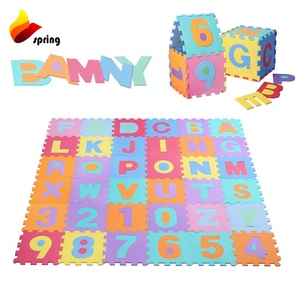 Tappetino <span class=keywords><strong>Alfabeto</strong></span> per Bambini in EVA, Tappeto Numeri e Lettere ABC per Soggiorno, Puzzle in Gomma, Tappetino Gioco in Schiuma Componibile - Product Image 3