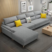 Ensemble de canapés modulaires en tissu moderne 1+2+3 places, canapé 3 places pour appartement, bureau à domicile, salon, meubles