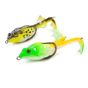 Tête de serpent d'eau salée MF01 <span class=keywords><strong>Surface</strong></span> de sardine Double crochets ensemble de grenouille souple Sardine Topwater Whopper Plopper <span class=keywords><strong>leurre</strong></span> de pêche - Product Image 6