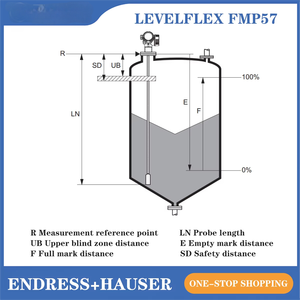 OEM OBM Endress + Hauser FMP51 مقياس مستوى دخل موجة موجهة عالي الدقة يستخدم عادة في التحكم في العمليات الصناعية - Product Image 3