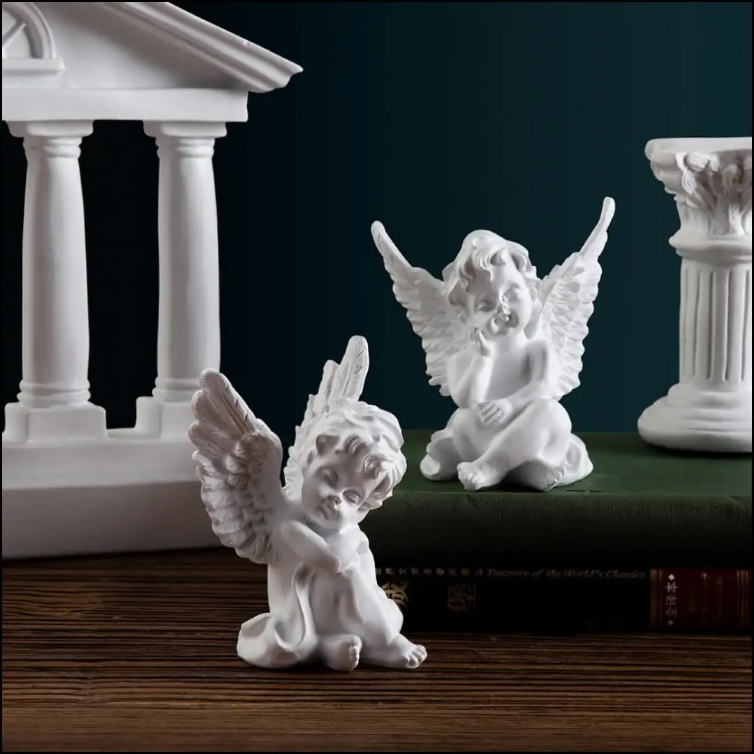 Roma sütun modeli klasik avrupa yunan mimarlık çekim sahne trompet melek figürü heykel süsler