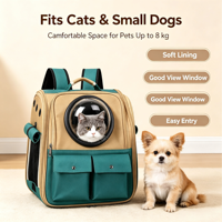 Sac à dos pour animaux de compagnie pliable, respirant, multifonctionnel, de grande capacité, de type capsule spatiale, pour les voyages en plein air, vente en gros