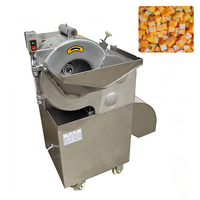 Industriële vlees snijmachine, fruit snijmachine, vleesblokjes snijmachine
