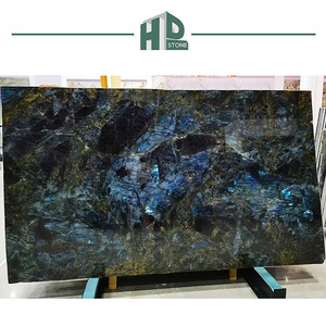 Luxury Snow Mountain Sapphire Blue Emerald Labrador Labradorite Blue <strong>Granite</strong> <strong>Slab</strong> for Interior Background Wall Design - Product Image 4