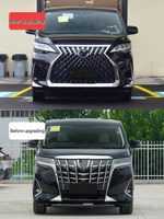 Pièces automobiles pour Toyota Alphard Vellfire 2015 2016 2017 2018 Mise à niveau vers les phares de pare-chocs avant et arrière de style Lexus LM