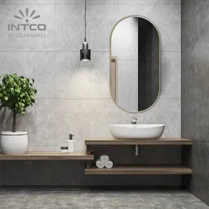 INTCO-Marco de Metal para espejo de baño, decoración de pared, 30x60cm