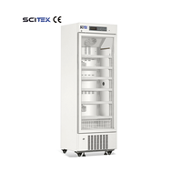 Réfrigérateur de laboratoire compact SCITEK à dégivrage automatique 60/100L, 2/3 étagères, contrôleur microprocesseur, affichage numérique, refroidissement par air forcé
