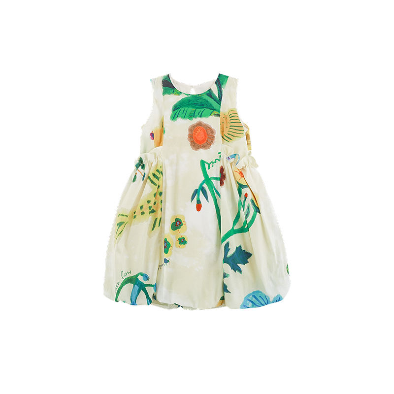 Vestito Bambina 2 Pezzi Yanmucy - Abito Floreale E Cardigan, Manica Lunga, 2-8 Anni - Foto 5