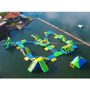 Juegos inflables <span class=keywords><strong>de</strong></span> PVC en el agua Flotadores inflables para lagos Juegos <span class=keywords><strong>de</strong></span> deportes acuáticos portátiles Obstáculos <span class=keywords><strong>de</strong></span> agua - Product Image 2