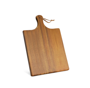 Tabla de cortar de madera al por mayor de fábrica para carne y frutas, tabla de charcutería de madera de Acacia con asa, Tabla grande para servir alimentos - Product Image 1